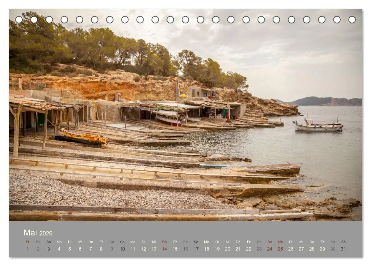 Bild: 9783457881330 | Ibiza - Spanien (Tischkalender 2026 DIN A5 quer), CALVENDO...