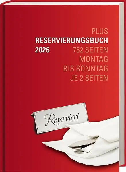 Cover: 9783887781330 | Reservierungsbuch "Plus" 2026 | Kalender | 752 S. | Deutsch | 2026