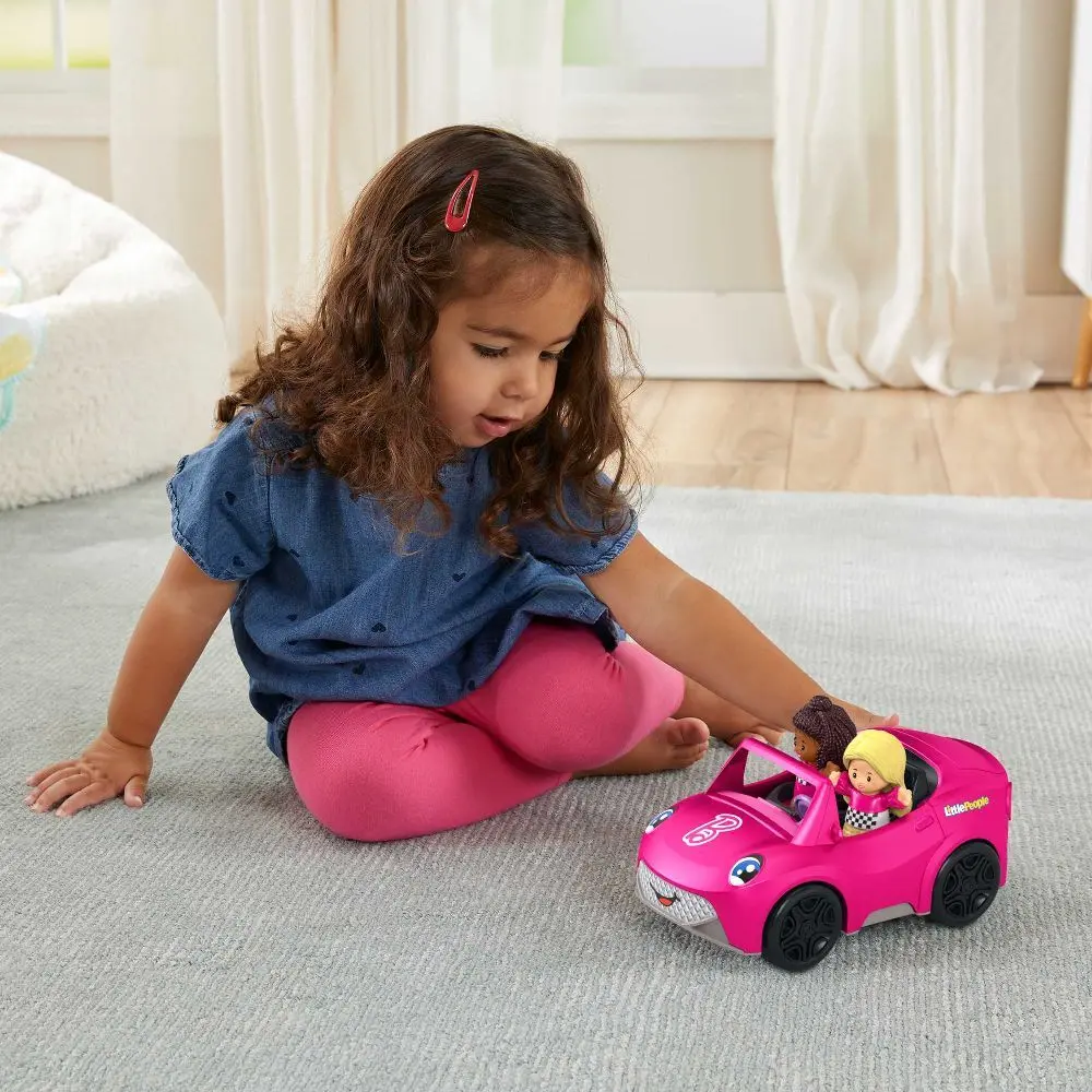 Bild: 194735091430 | Barbie Cabrio Fahrzeug- und Figurenset von Little People | HJN53