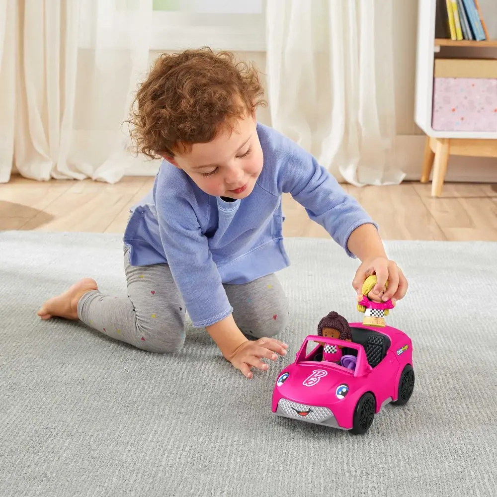 Bild: 194735091430 | Barbie Cabrio Fahrzeug- und Figurenset von Little People | HJN53