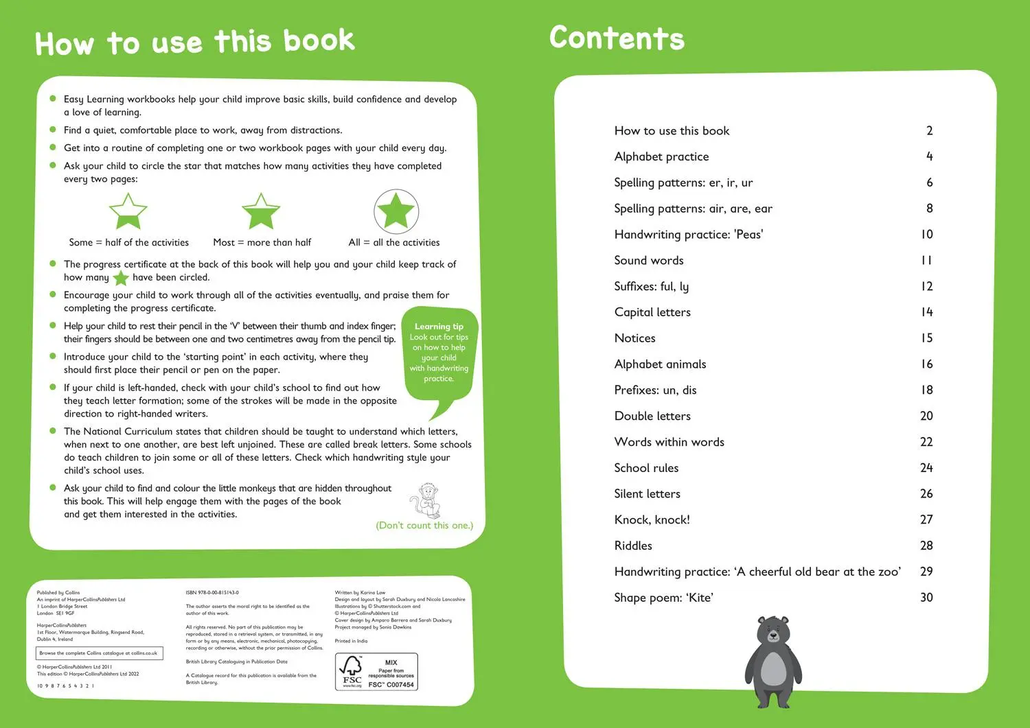 Bild: 9780008151430 | Handwriting Workbook Ages 7-9 | Ideal for Home Learning | Learning
