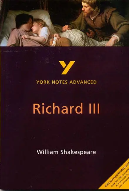 Cover: 9780582431430 | Richard III (York Notes Advanced) English Literature Study Guide -...
