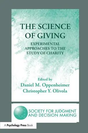 Cover: 9781138981430 | The Science of Giving | Daniel M. Oppenheimer (u. a.) | Taschenbuch