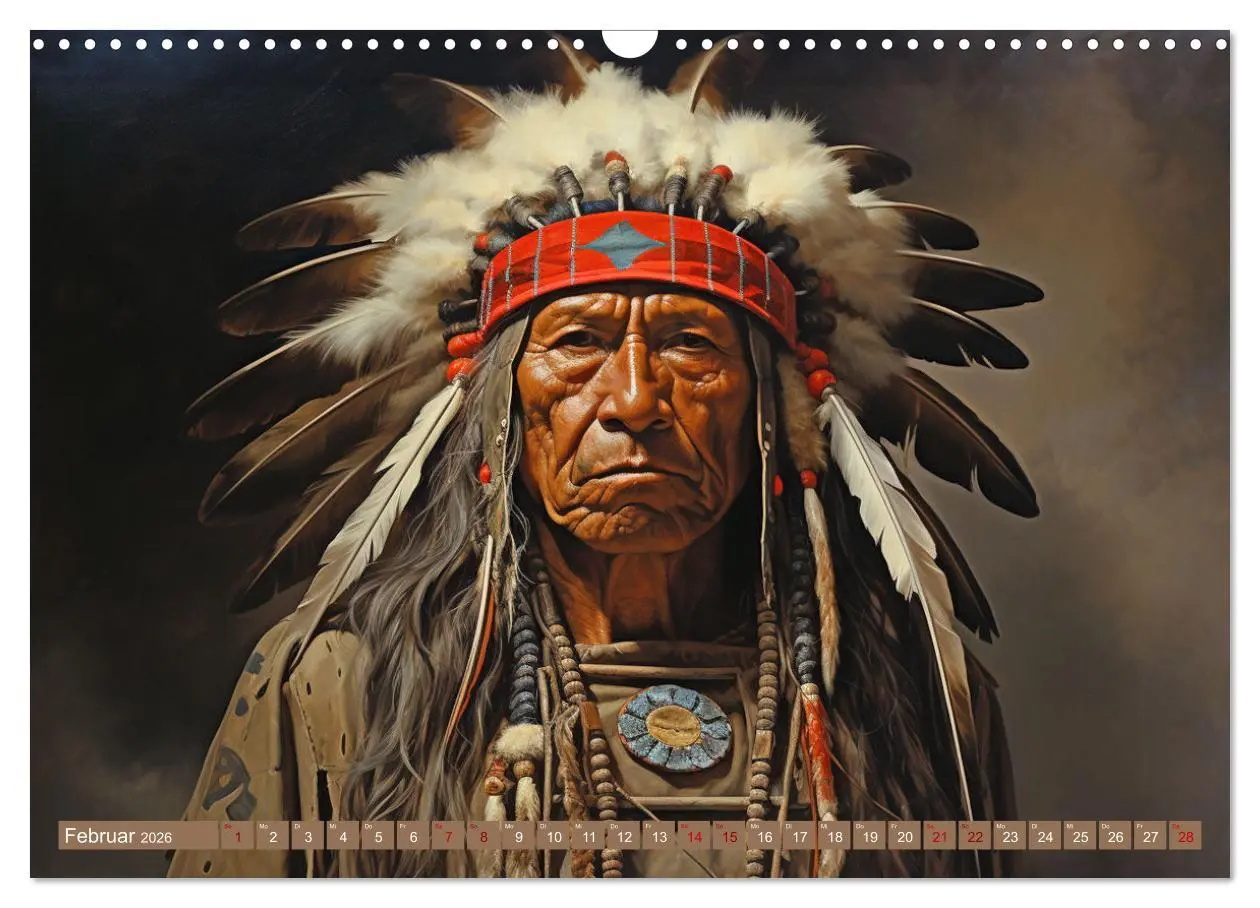 Bild: 9783457491430 | Indianische Impressionen (Wandkalender 2026 DIN A3 quer), CALVENDO...