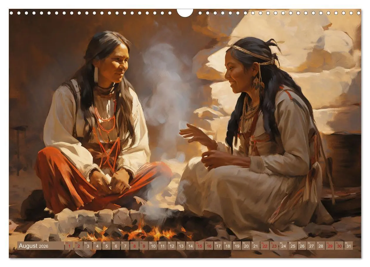 Bild: 9783457491430 | Indianische Impressionen (Wandkalender 2026 DIN A3 quer), CALVENDO...