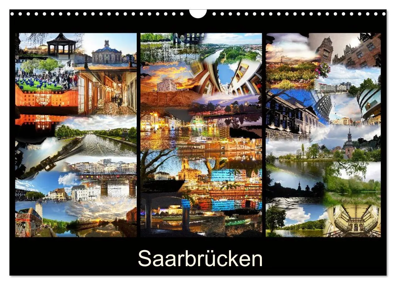 Cover: 9783516101430 | Saarbrücken (Wandkalender 2026 DIN A3 quer), CALVENDO Monatskalender