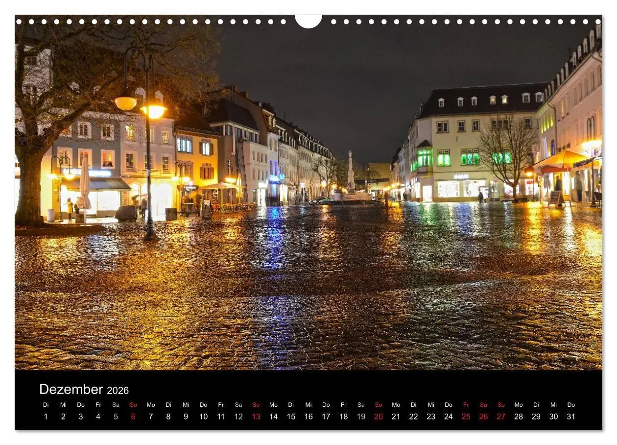 Bild: 9783516101430 | Saarbrücken (Wandkalender 2026 DIN A3 quer), CALVENDO Monatskalender