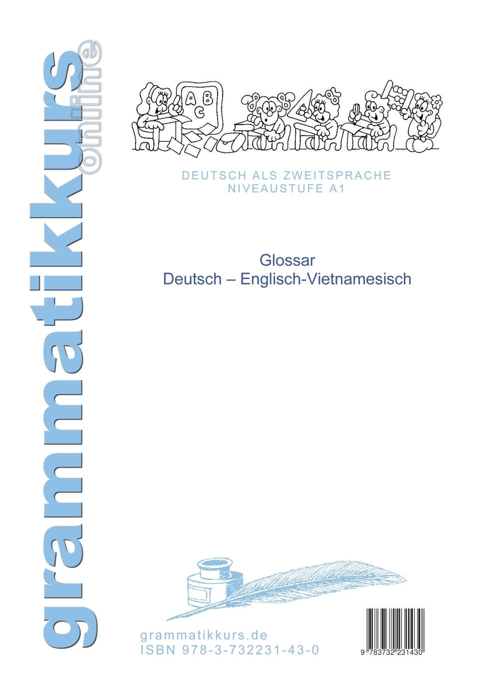 Rückseite: 9783732231430 | Wörterbuch Deutsch - Englisch -Vietnamesisch A1 | Schachner (u. a.)