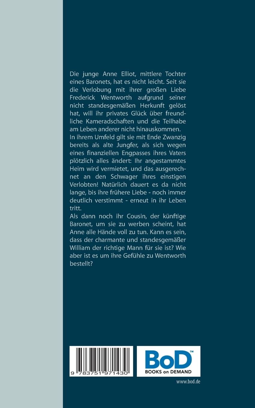 Rückseite: 9783751971430 | Überredung. Mit Illustrationen von Hugh Thomson. | Jane Austen | Buch
