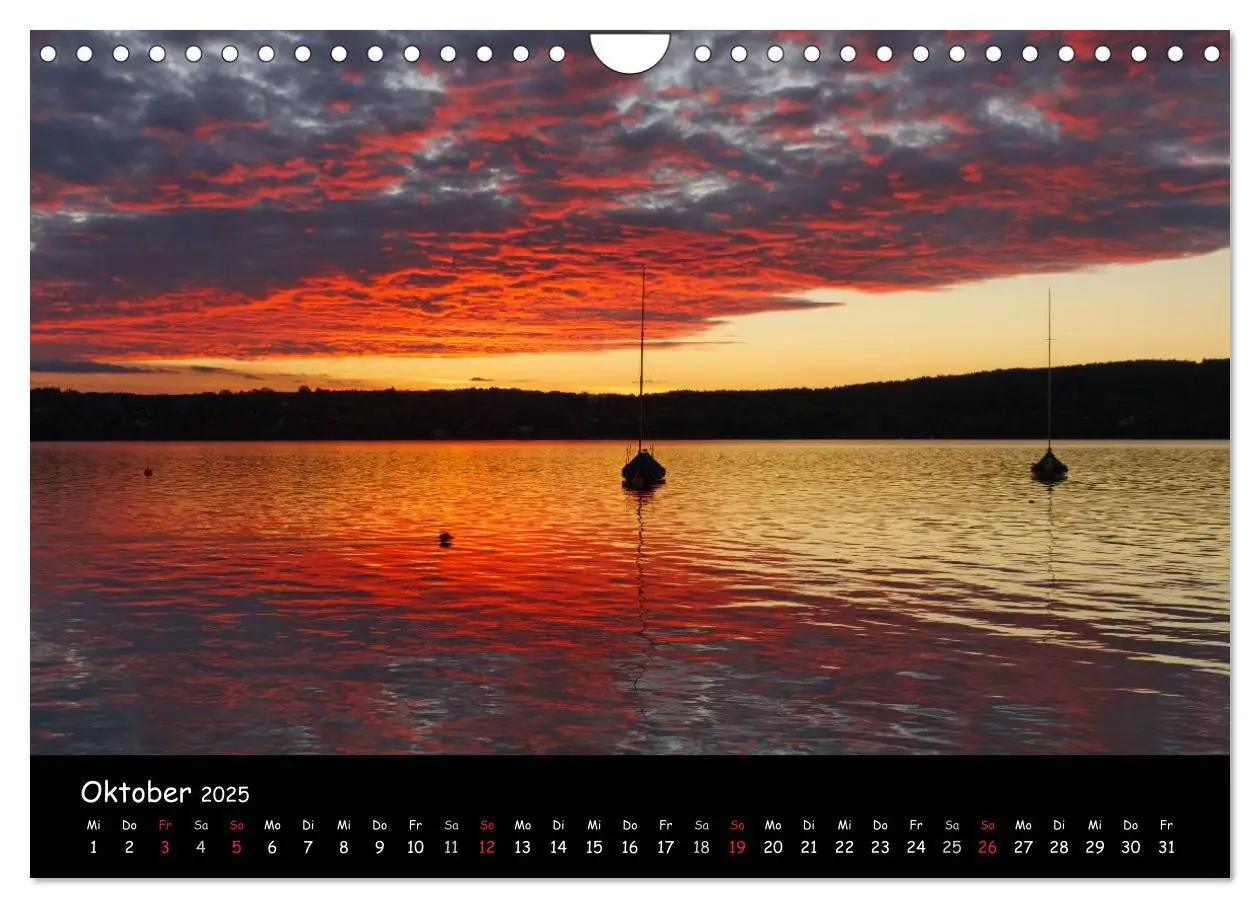 Bild: 9783435771530 | Starnberger See - Silent Moments (Wandkalender 2025 DIN A4 quer),...