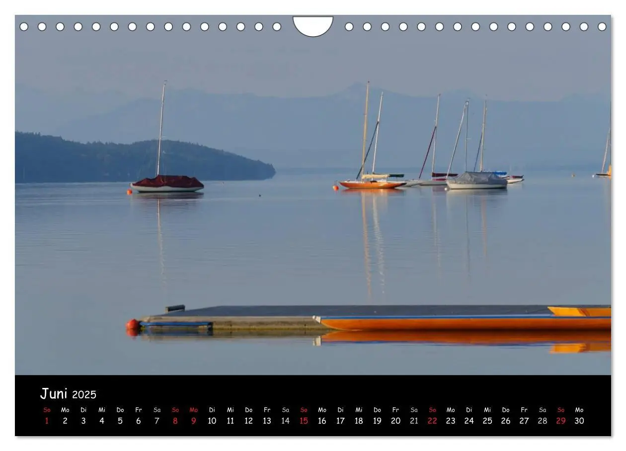 Bild: 9783435771530 | Starnberger See - Silent Moments (Wandkalender 2025 DIN A4 quer),...