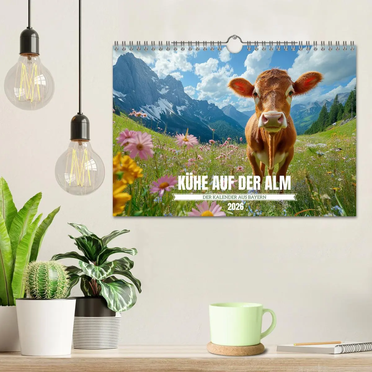 Bild: 9783457311530 | KÜHE AUF DER ALM - Der Kalender aus Bayern (Wandkalender 2026 DIN...