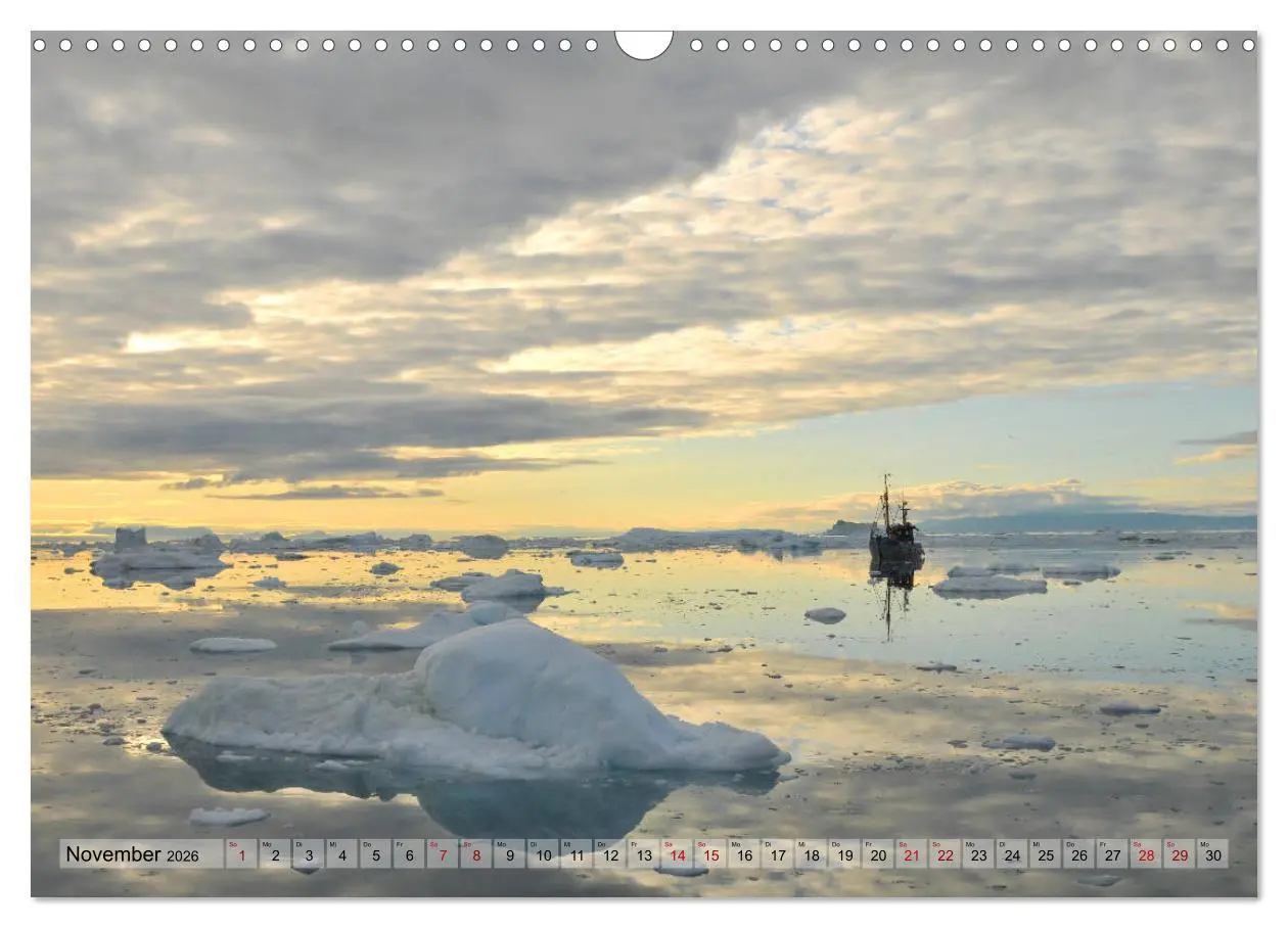 Bild: 9783457791530 | Grönland: Eisberge in der Disko Bucht (Wandkalender 2026 DIN A3...