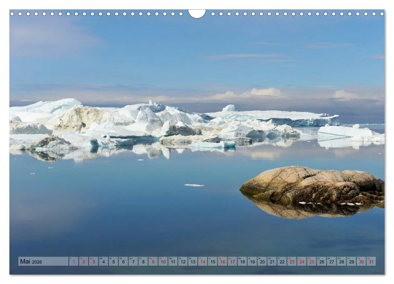Bild: 9783457791530 | Grönland: Eisberge in der Disko Bucht (Wandkalender 2026 DIN A3...