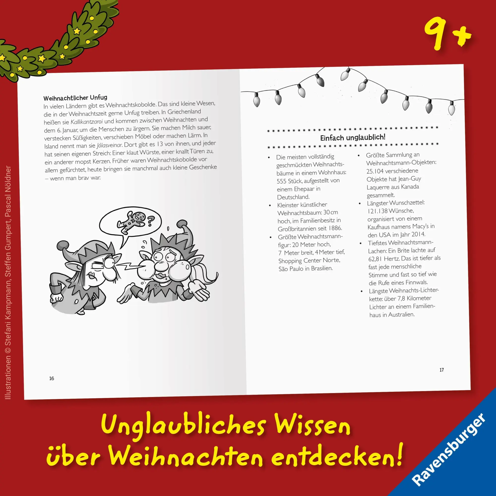 Bild: 9783473531530 | Verrückte Fakten - Frohe Weihnachten! Alles über Wichtel, den...