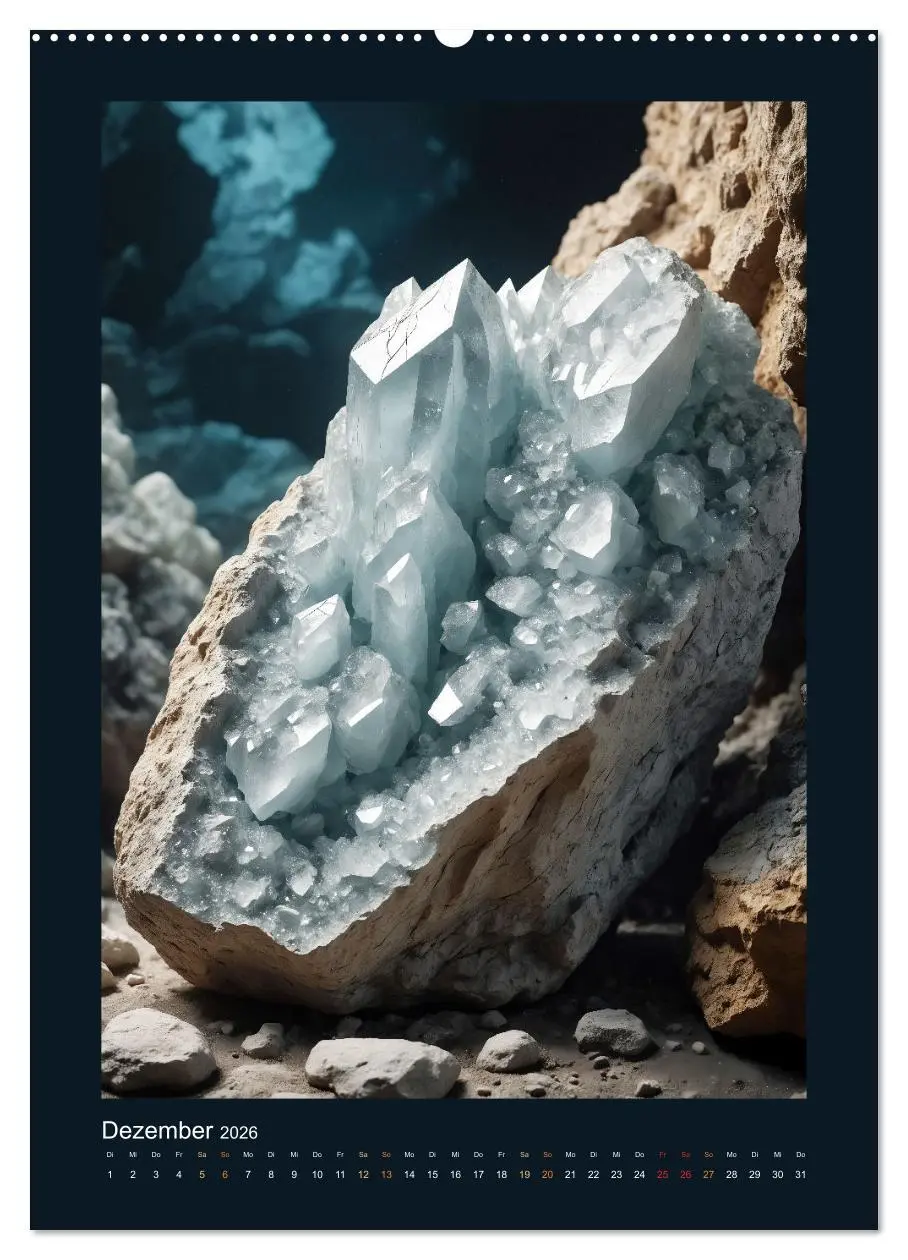 Bild: 9783516261530 | Fantastische Mineralien - Geheimnisvolle Schätze (Wandkalender 2026...