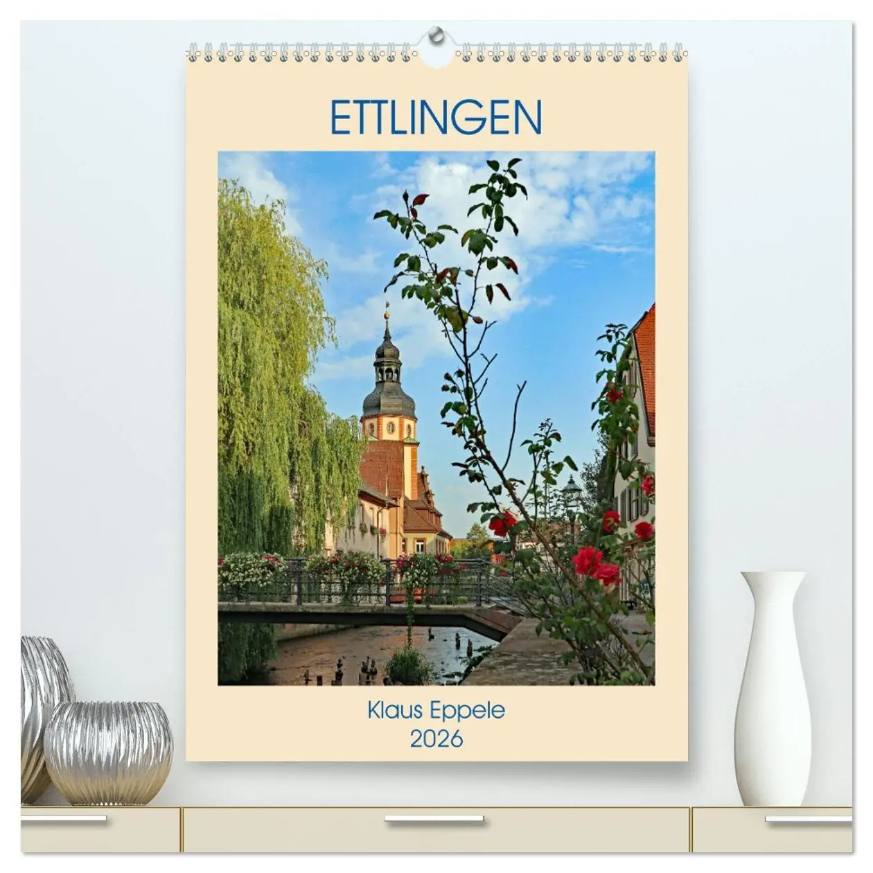 Cover: 9783516401530 | ETTLINGEN (hochwertiger Premium Wandkalender 2026 DIN A2 hoch),...