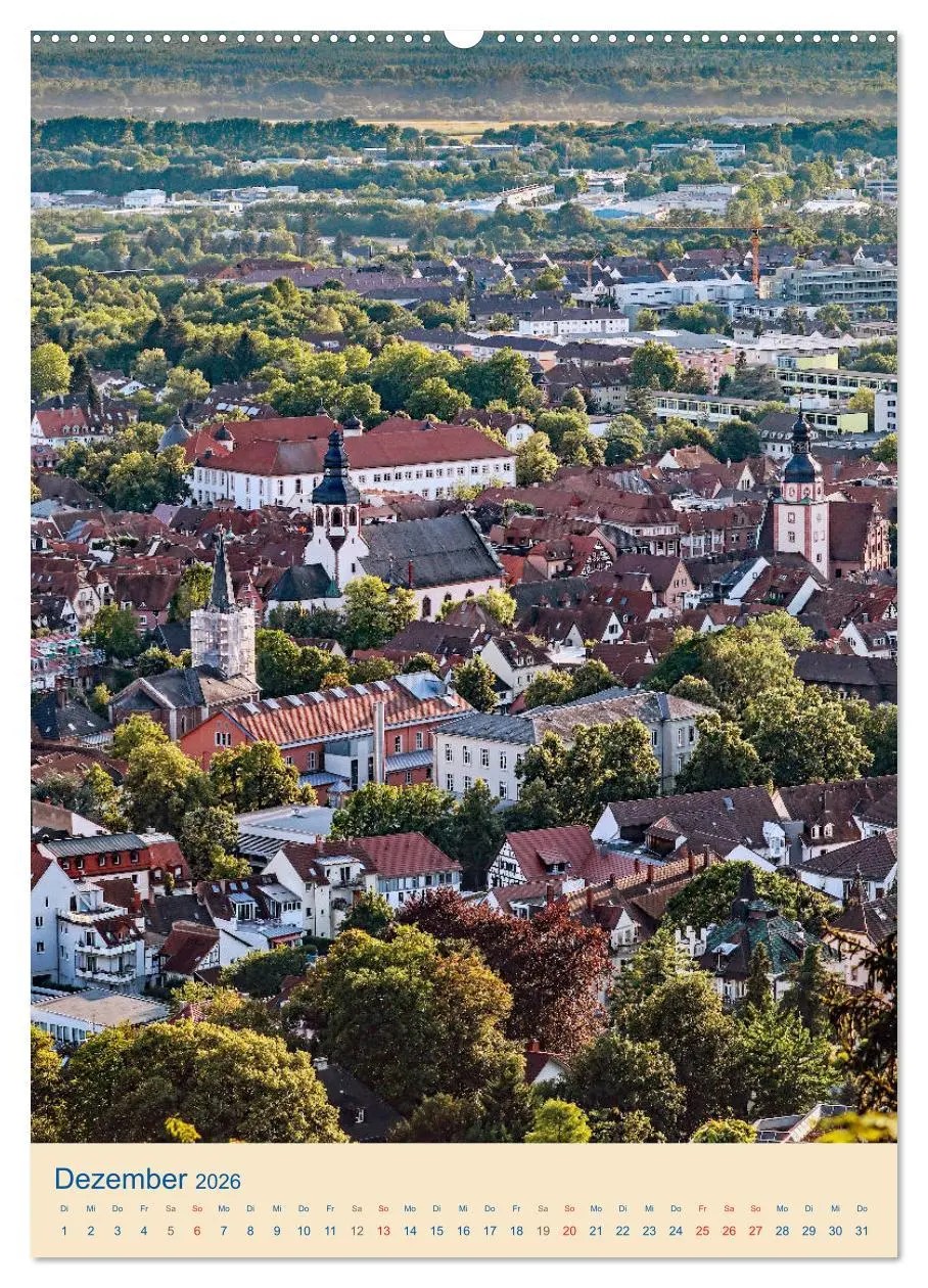 Bild: 9783516401530 | ETTLINGEN (hochwertiger Premium Wandkalender 2026 DIN A2 hoch),...