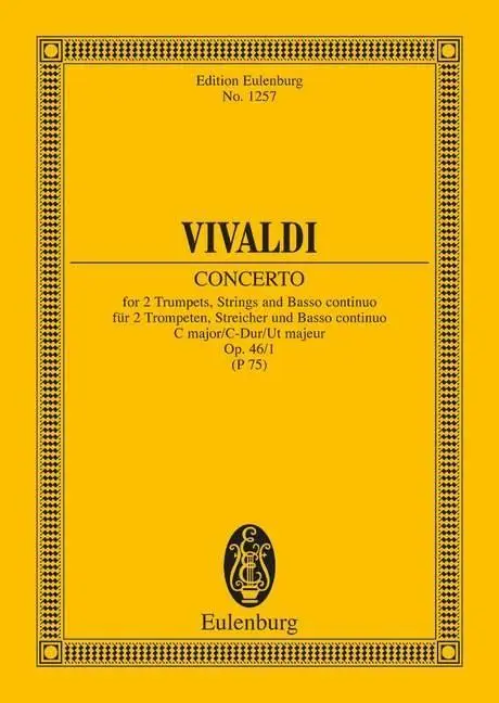 Cover: 9783795761530 | Concerto In C Major Op. 46 No. 1 RV 537/PV 75 | Antonio Vivaldi | 1985