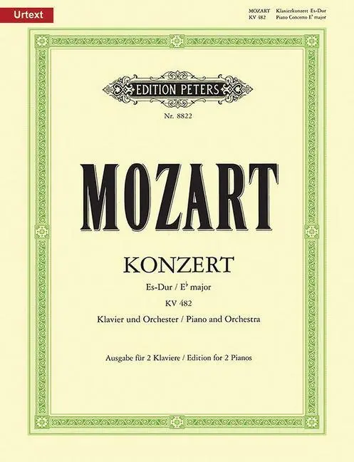 Cover: 9790014071530 | Konzert Es-Dur KV 482 | 2 Klaviere | Wolfgang Amadeus Mozart | Buch