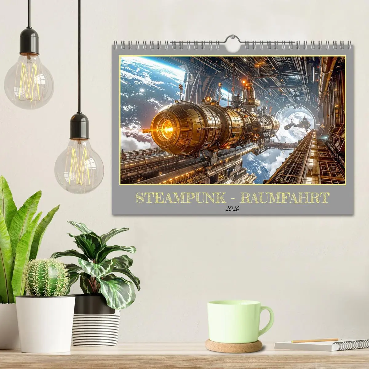 Bild: 9783516631630 | Steampunk-Raumfahrt (Wandkalender 2026 DIN A4 quer), CALVENDO...