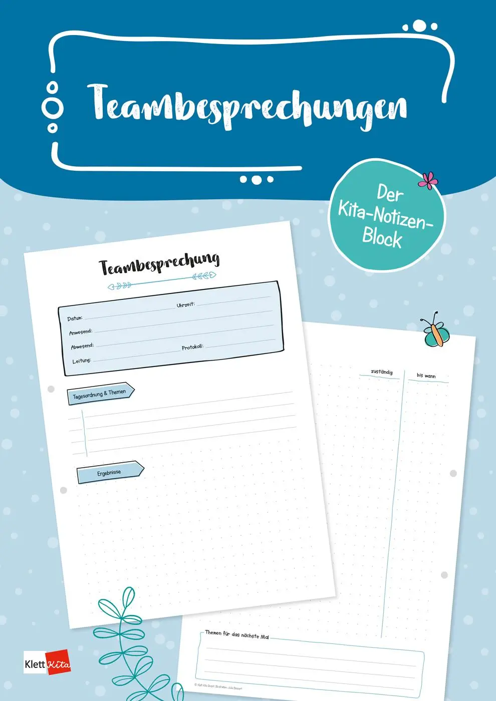 Cover: 9783960461630 | Der Kita-Notizen-Block: Teambesprechungen | Blankobuch/Tagebuch | 2021