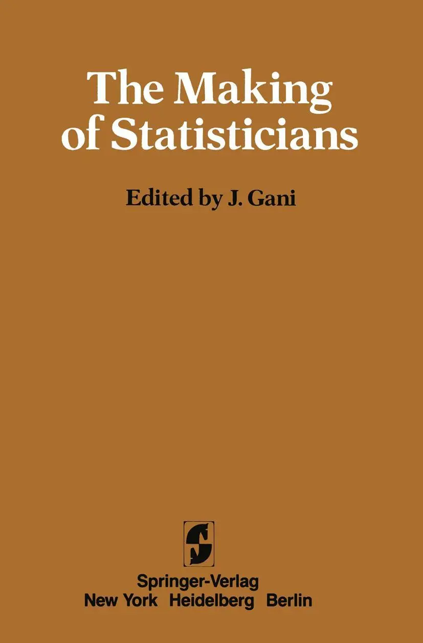 Cover: 9781461381730 | The Making of Statisticians | J. Gani | Taschenbuch | viii | Englisch