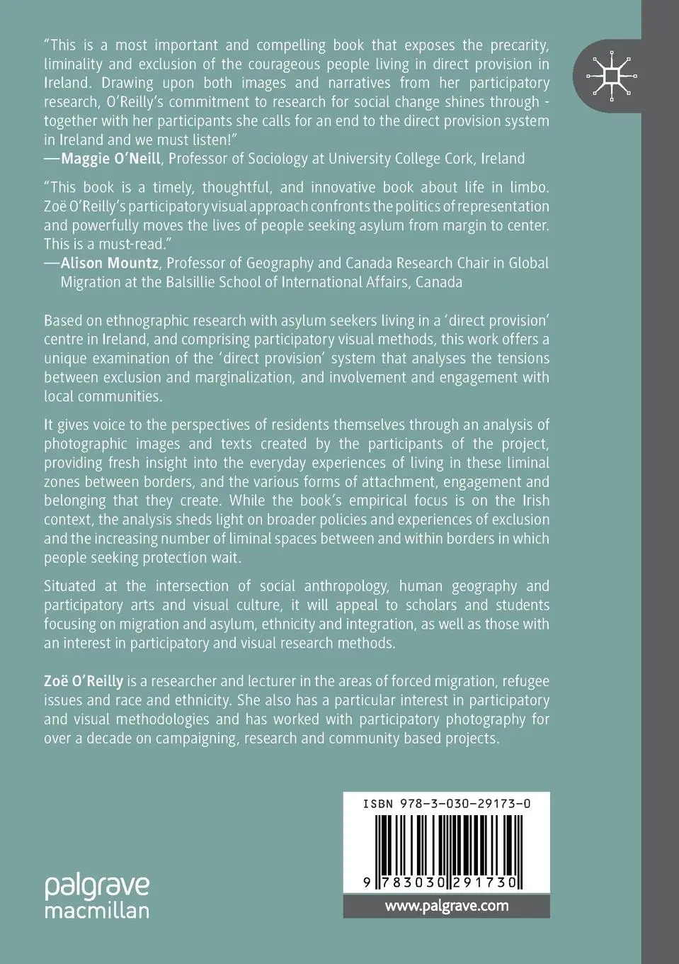 Rückseite: 9783030291730 | The In-Between Spaces of Asylum and Migration | Zoë O'Reilly | Buch