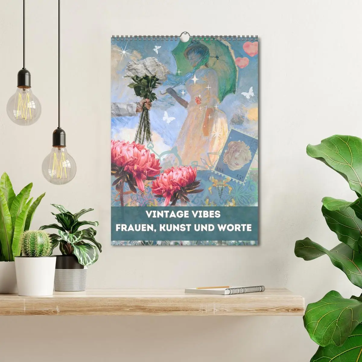 Bild: 9783516241730 | Vintage Vibes - Frauen, Kunst und Worte (Wandkalender 2026 DIN A3...