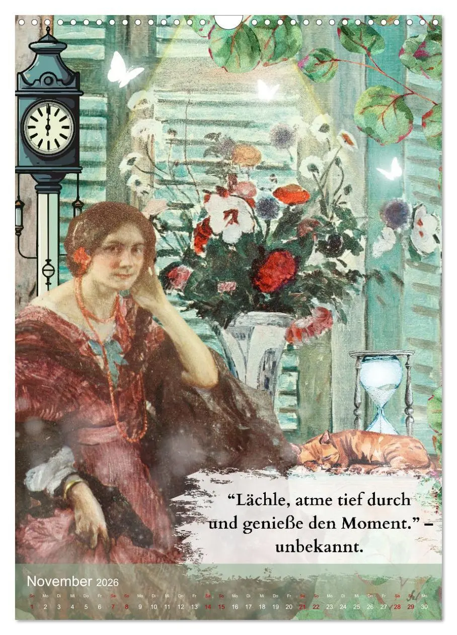 Bild: 9783516241730 | Vintage Vibes - Frauen, Kunst und Worte (Wandkalender 2026 DIN A3...