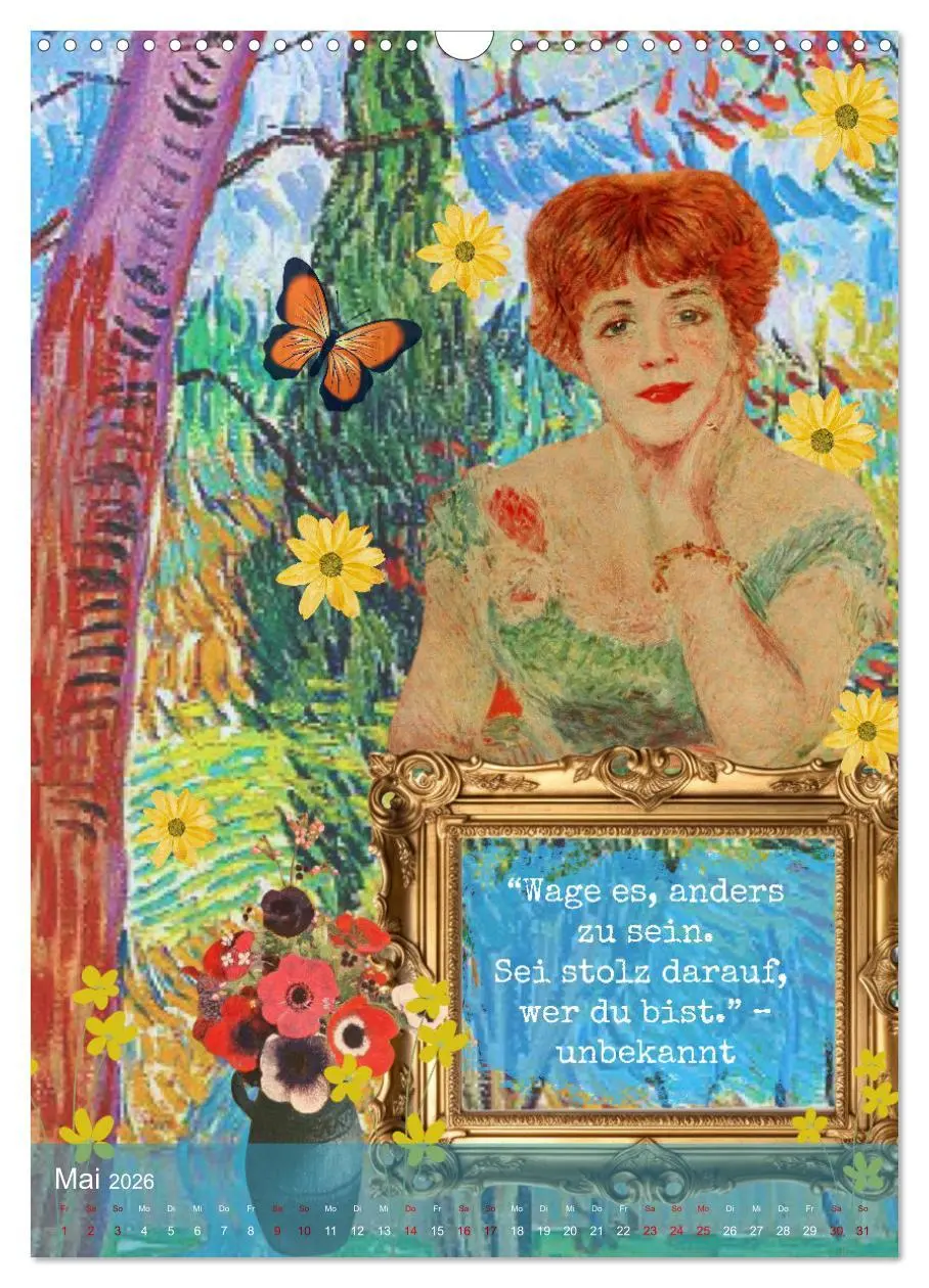 Bild: 9783516241730 | Vintage Vibes - Frauen, Kunst und Worte (Wandkalender 2026 DIN A3...