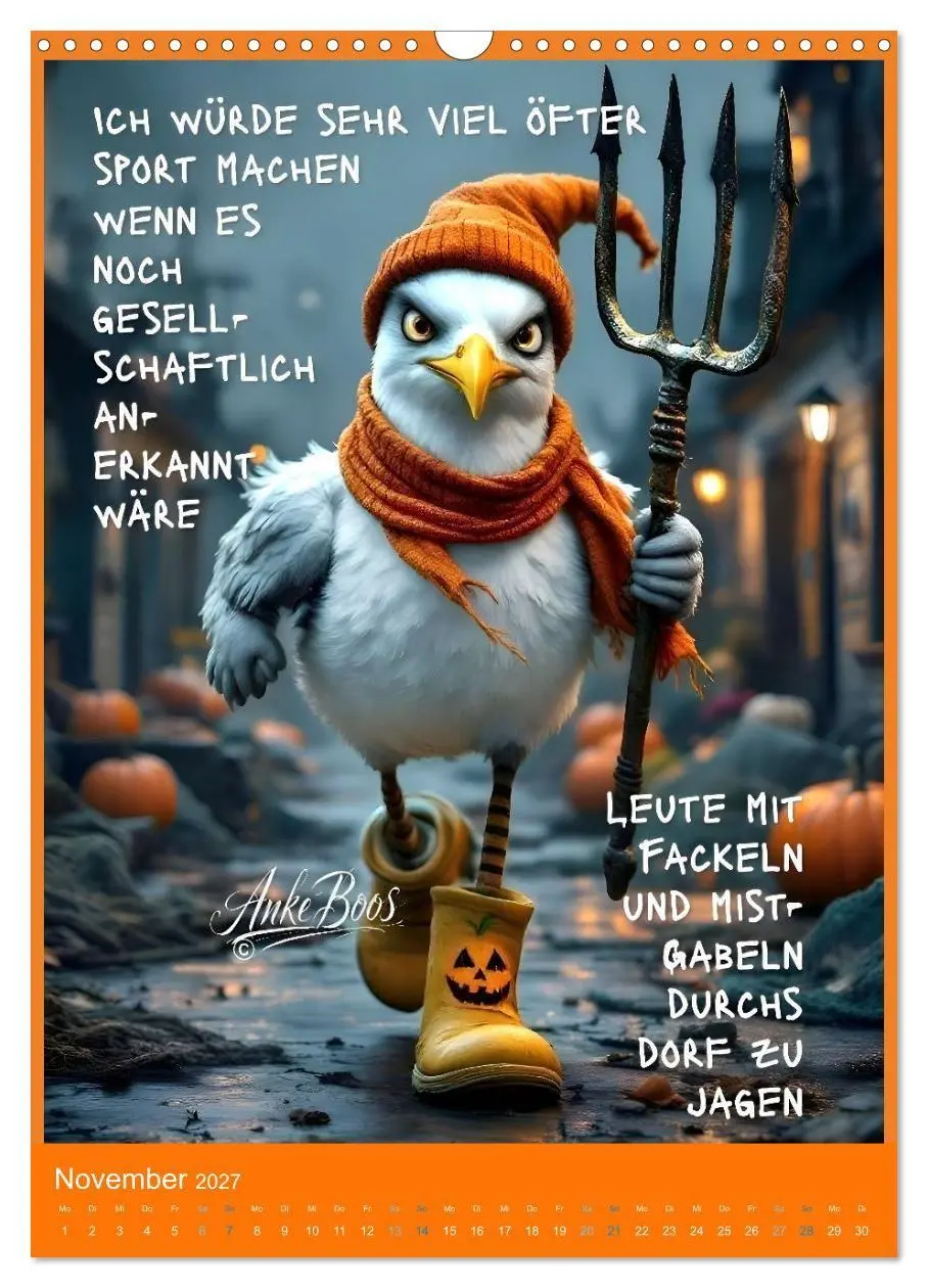 Bild: 9783516791730 | Böse Möwen - Jenseits des guten Geschmacks (Wandkalender 2027 DIN...