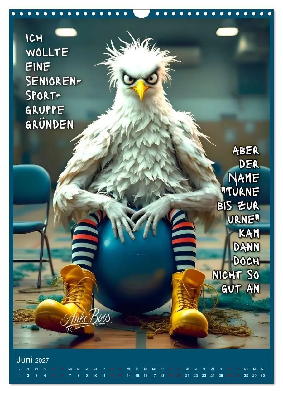 Bild: 9783516791730 | Böse Möwen - Jenseits des guten Geschmacks (Wandkalender 2027 DIN...