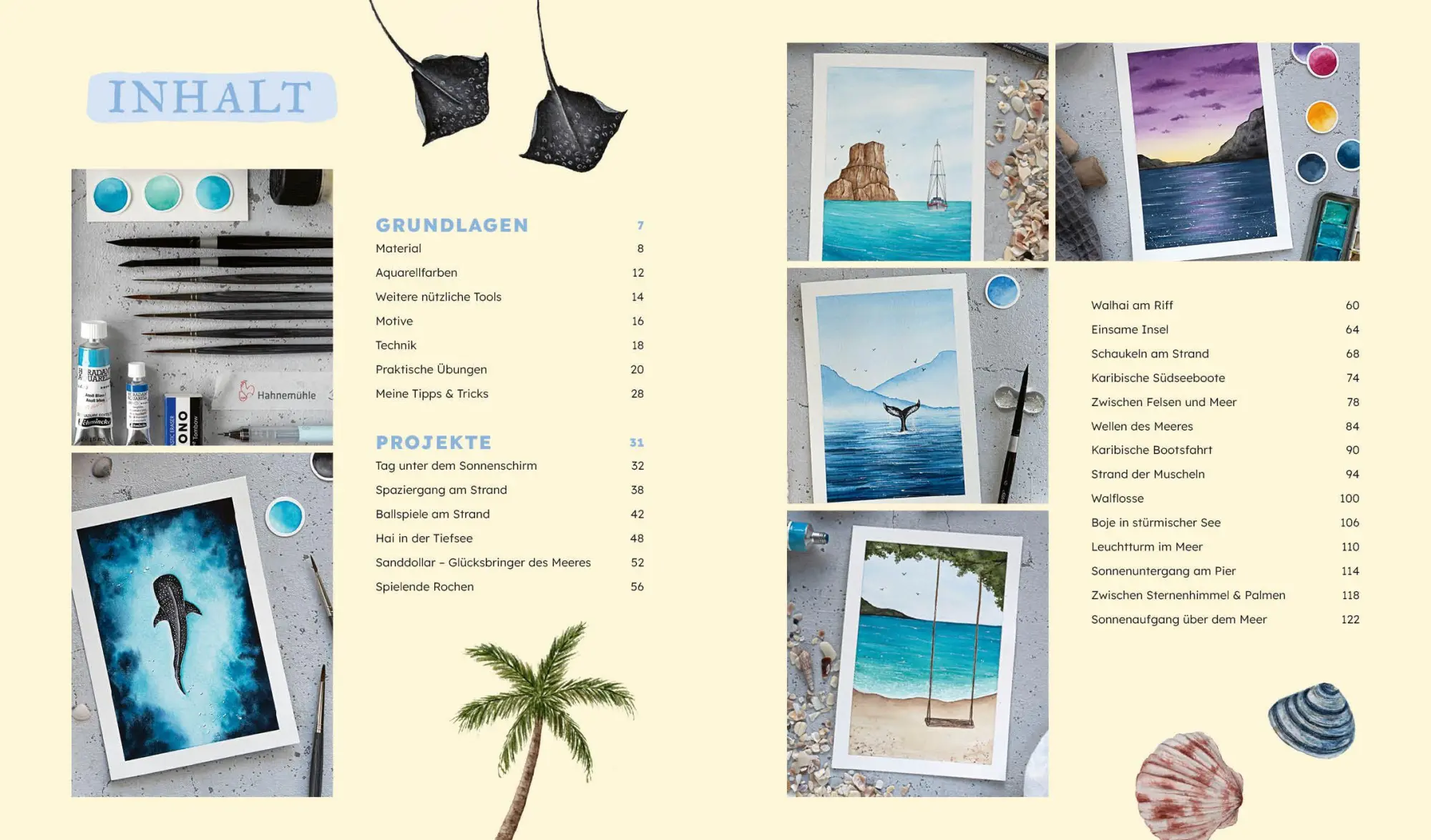 Bild: 9783745931730 | Salty Watercolor - Sommer, Sonne, Meer | Manuela Gaß | Buch | 128 S.