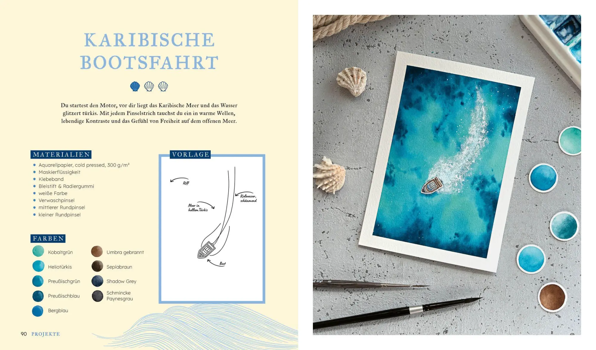 Bild: 9783745931730 | Salty Watercolor - Sommer, Sonne, Meer | Manuela Gaß | Buch | 128 S.