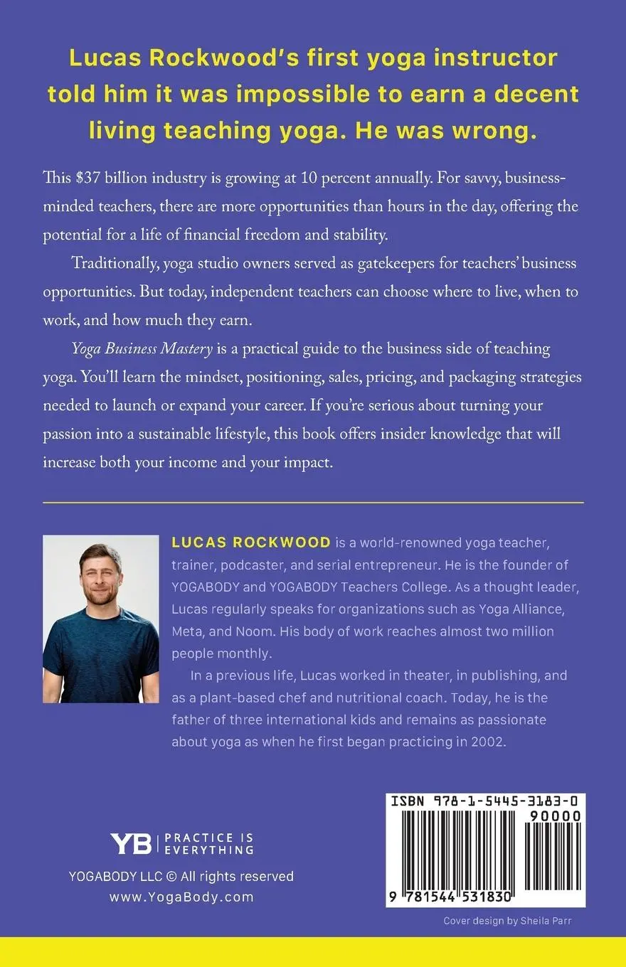 Rückseite: 9781544531830 | Yoga Business Mastery | Earn a Great Living Doing What You Love | Buch