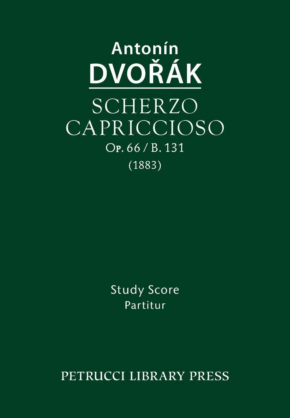 Cover: 9781608741830 | Scherzo capriccioso, Op.66 / B.131 | Study score | Antonin Dvorak