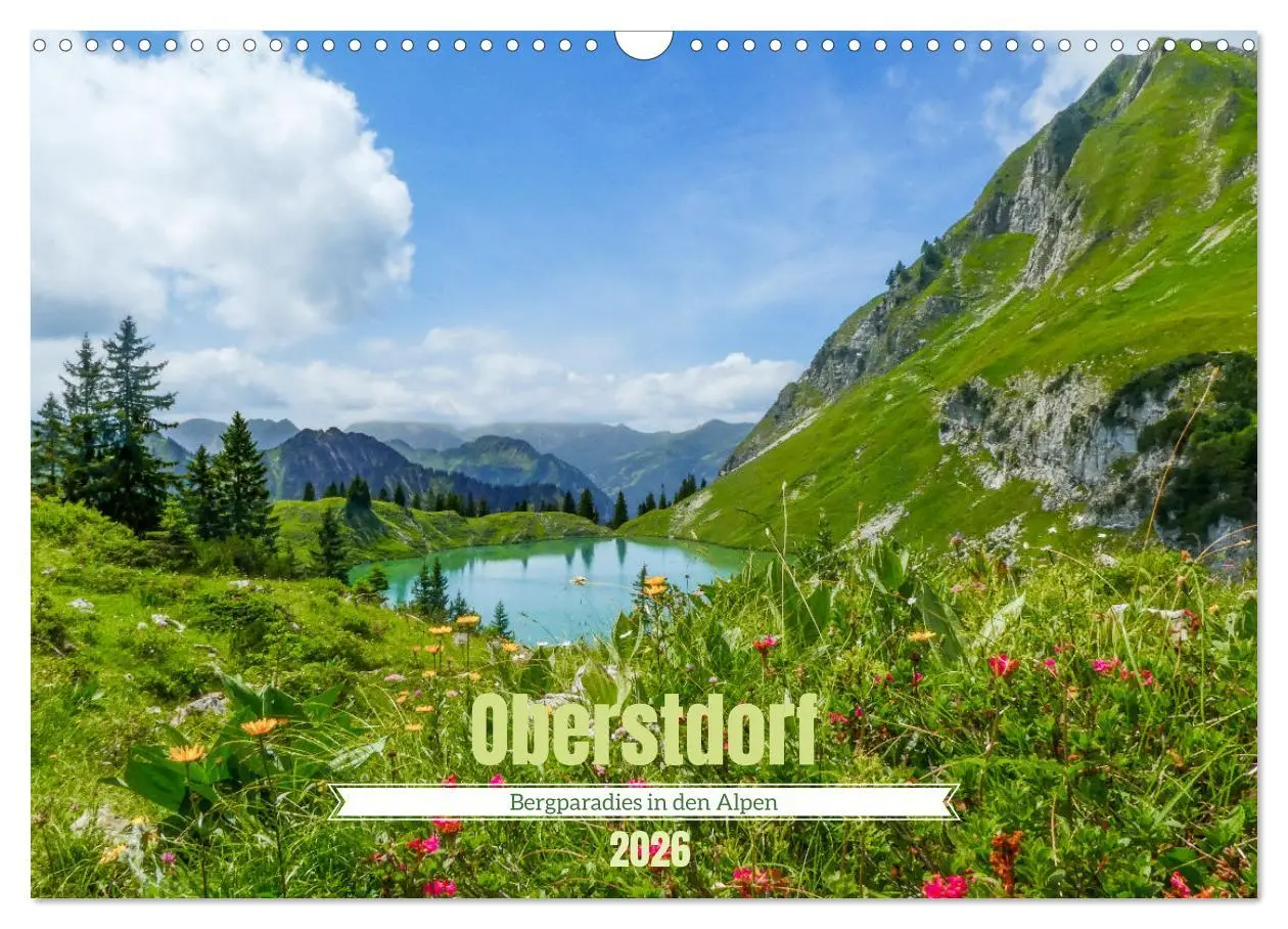 Cover: 9783457521830 | Oberstdorf - Bergparadies in den Alpen (Wandkalender 2026 DIN A3...