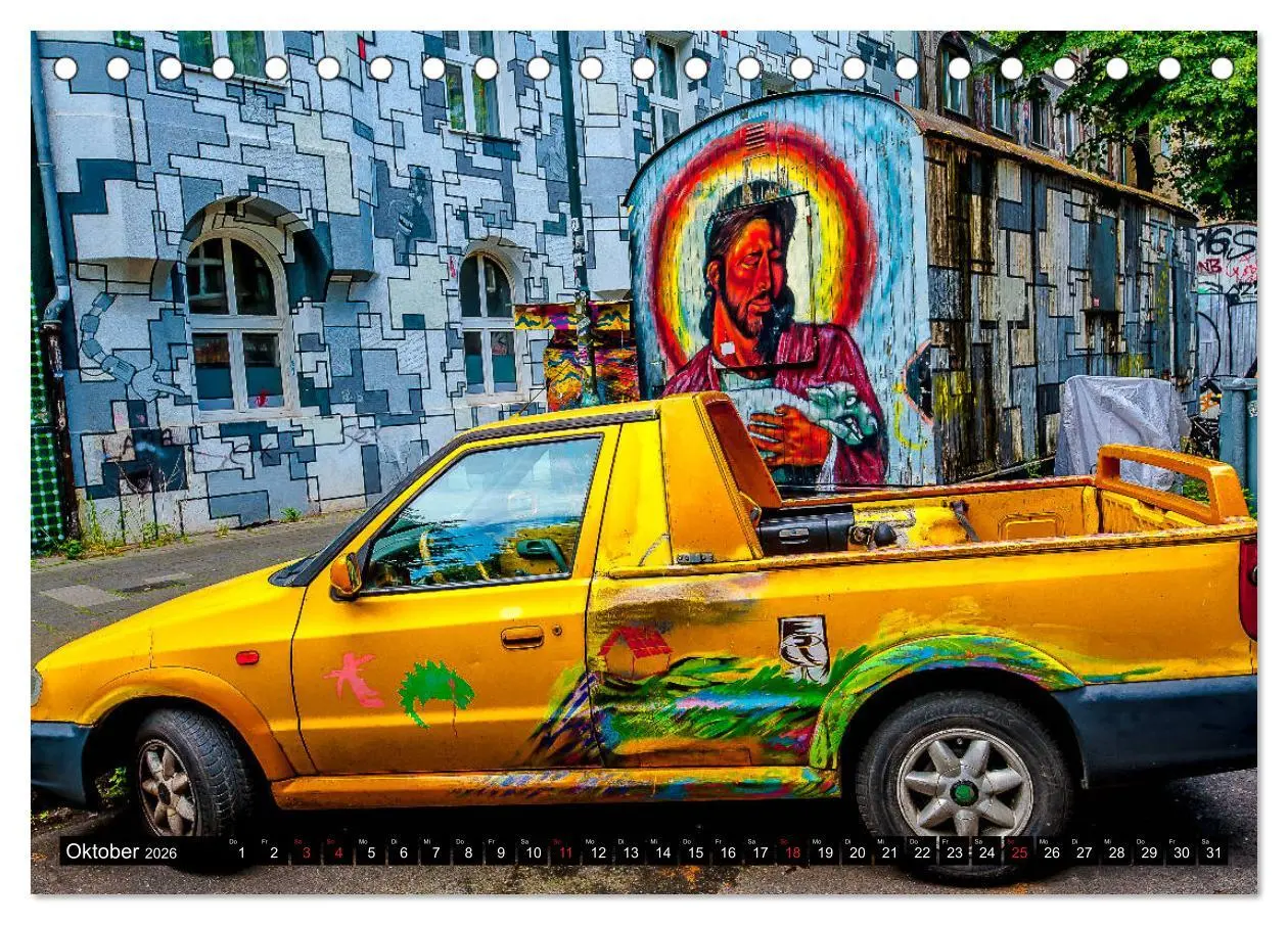 Bild: 9783457691830 | Street art Düsseldorf Michael Jaster (Tischkalender 2026 DIN A5...