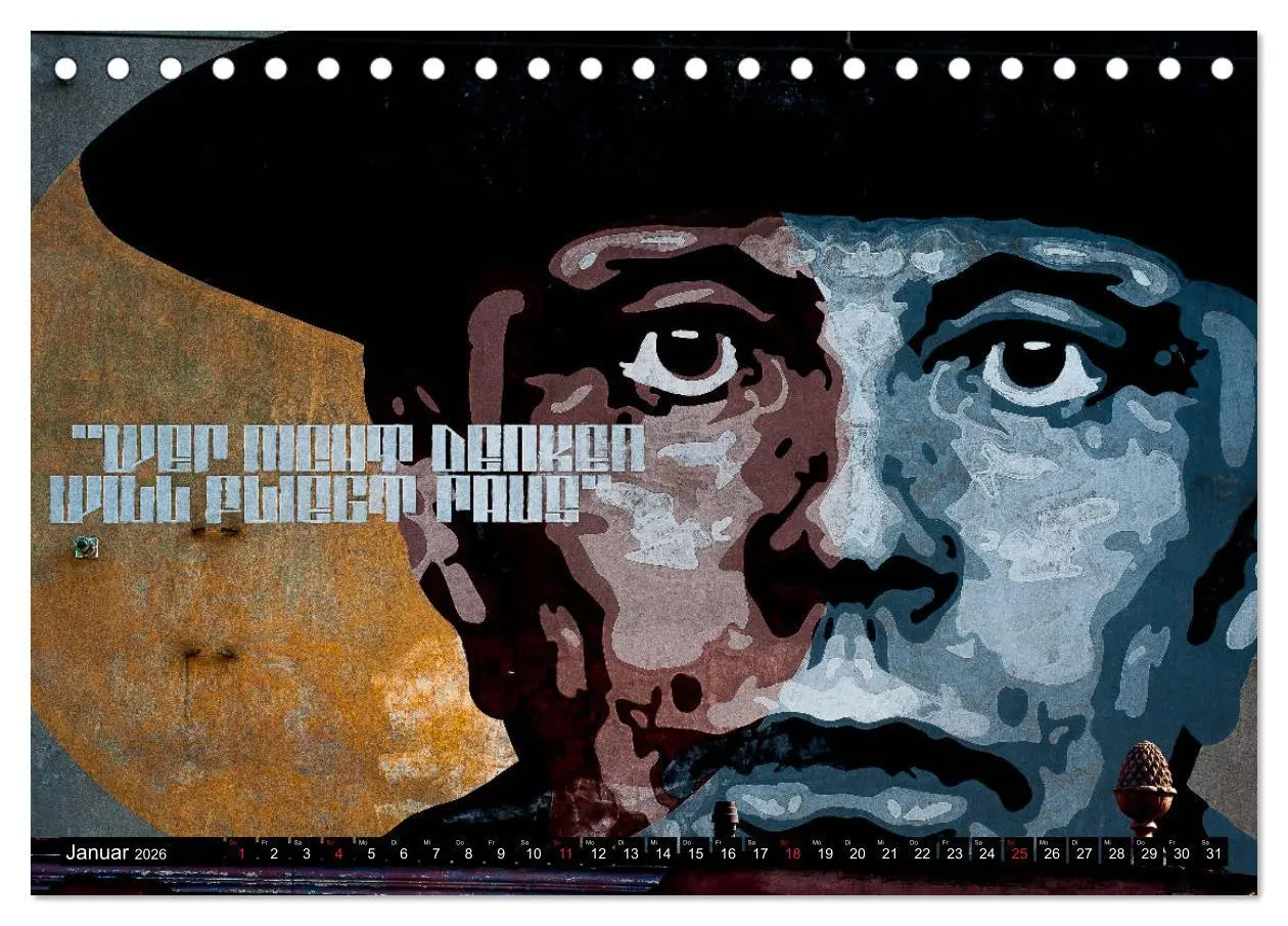 Bild: 9783457691830 | Street art Düsseldorf Michael Jaster (Tischkalender 2026 DIN A5...