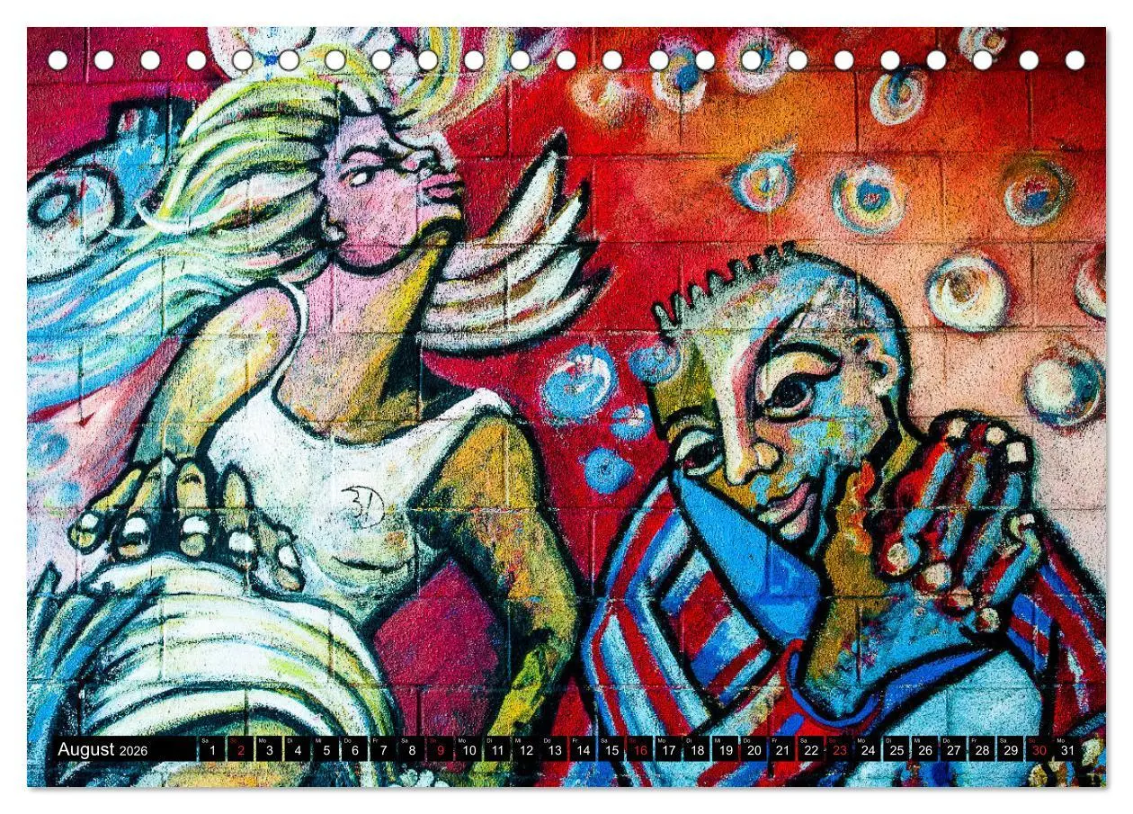 Bild: 9783457691830 | Street art Düsseldorf Michael Jaster (Tischkalender 2026 DIN A5...
