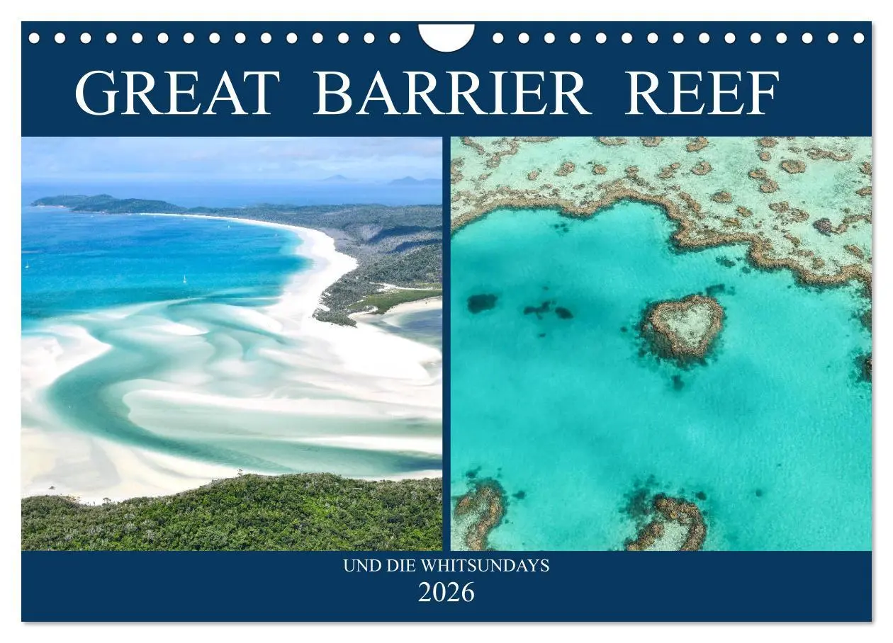 Cover: 9783457761830 | Great Barrier Reef und die Whitsundays (Wandkalender 2026 DIN A4...