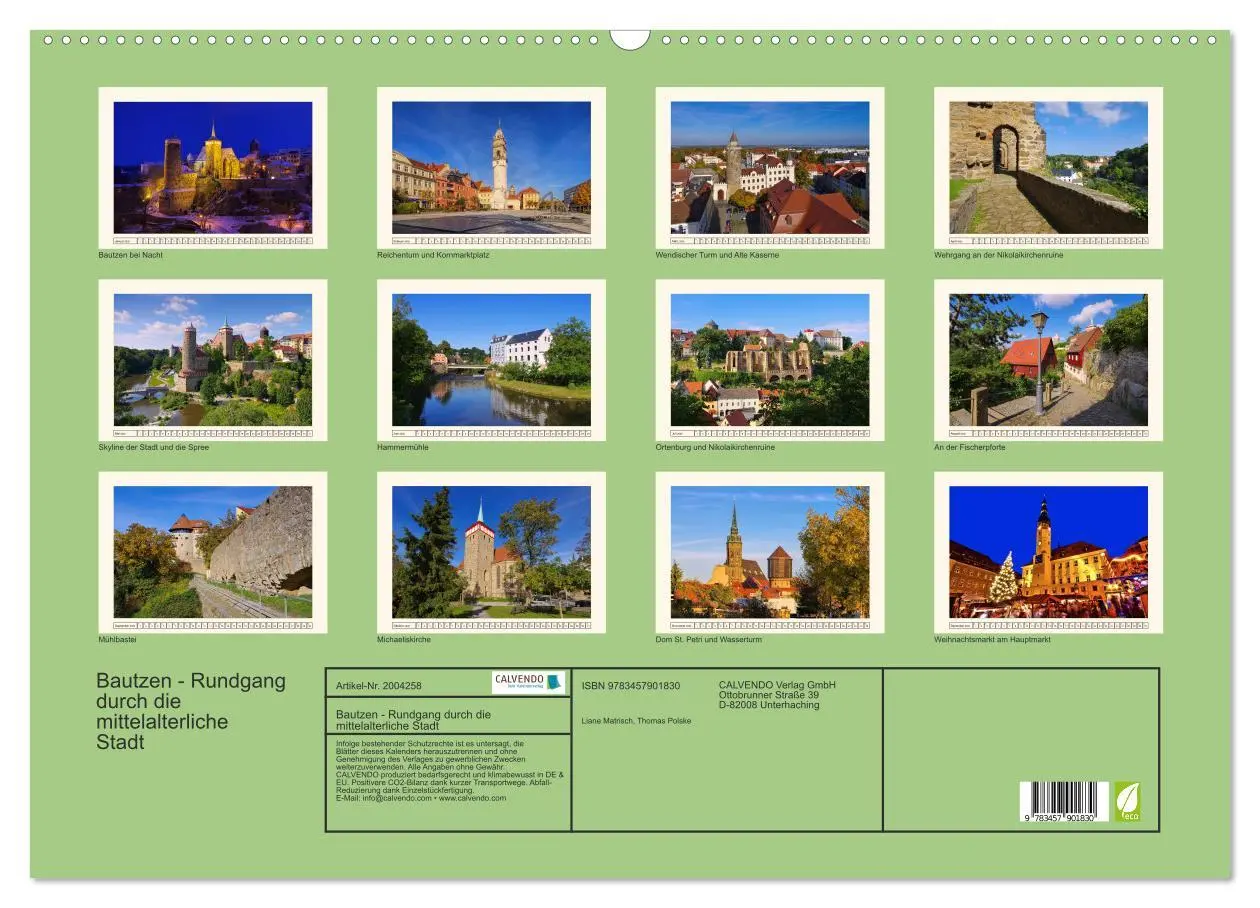 Bild: 9783457901830 | Bautzen - Rundgang durch die mittelalterliche Stadt (Wandkalender...