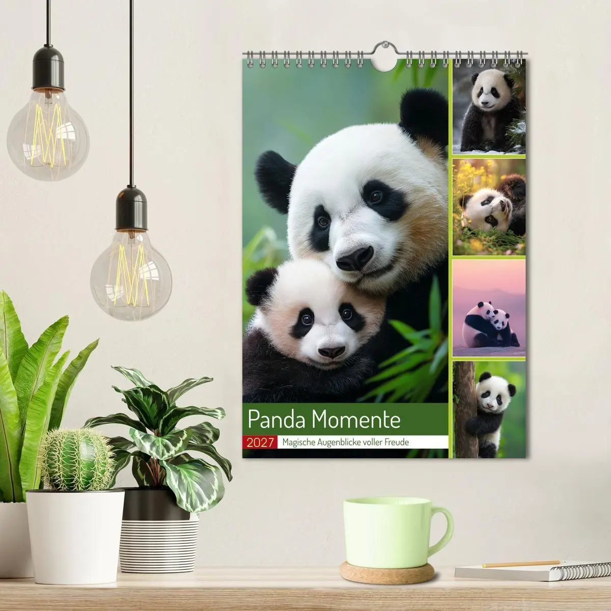 Bild: 9783516781830 | Panda Momente (Wandkalender 2027 DIN A4 hoch), CALVENDO Monatskalender