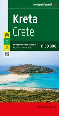 Cover: 9783707921830 | Kreta, Straßen- und Freizeitkarte 1:150.000, freytag &amp; berndt | berndt
