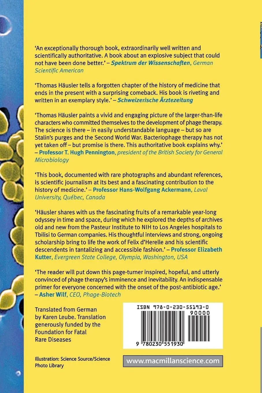 Rückseite: 9780230551930 | Viruses vs. Superbugs | A Solution to the Antibiotics Crisis? | Buch