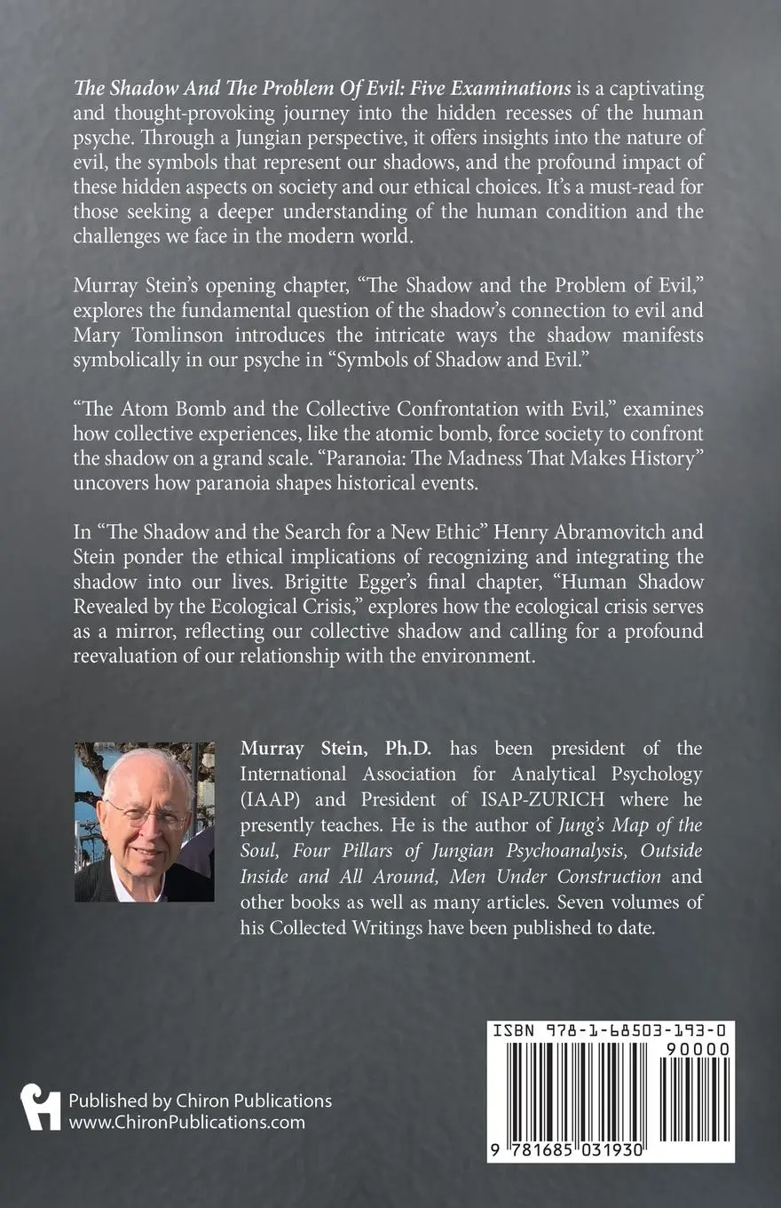 Rückseite: 9781685031930 | The Shadow and the Problem of Evil | Five Examinations | Murray Stein