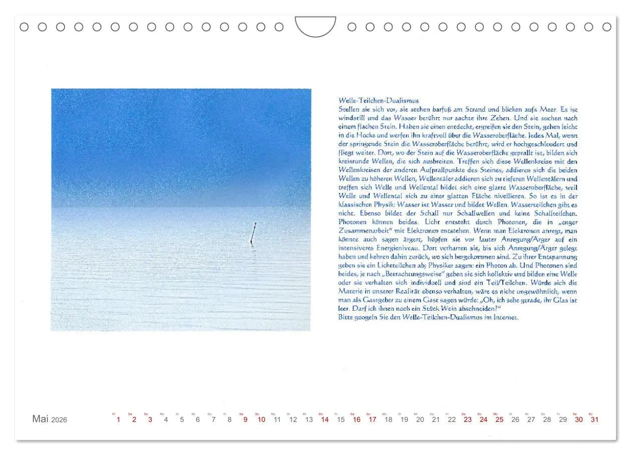 Bild: 9783457371930 | Wundervolle Wirklichkeit - Nachdenk-Kalender (Wandkalender 2026 DIN...