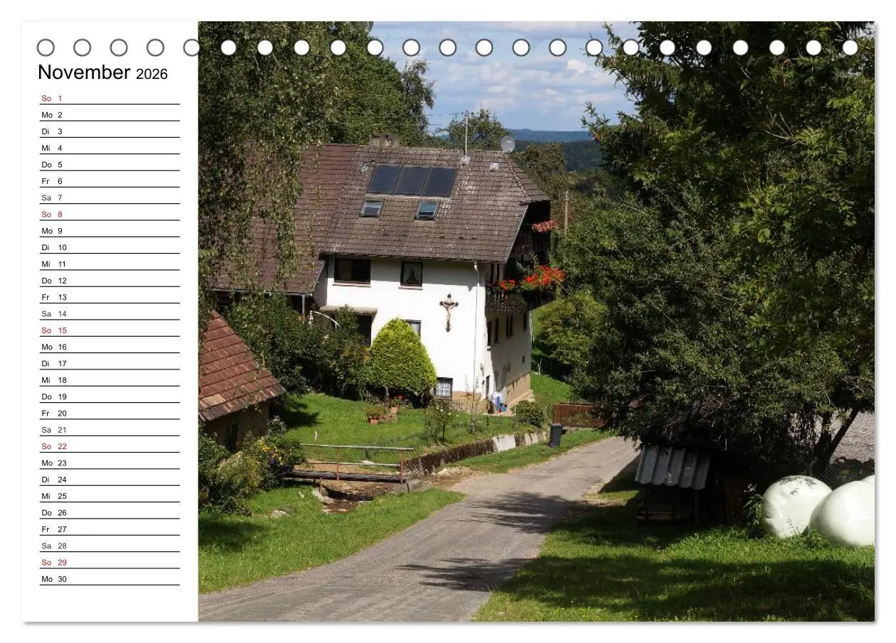 Bild: 9783457991930 | Südschwarzwald - Impressionen (Tischkalender 2026 DIN A5 quer),...