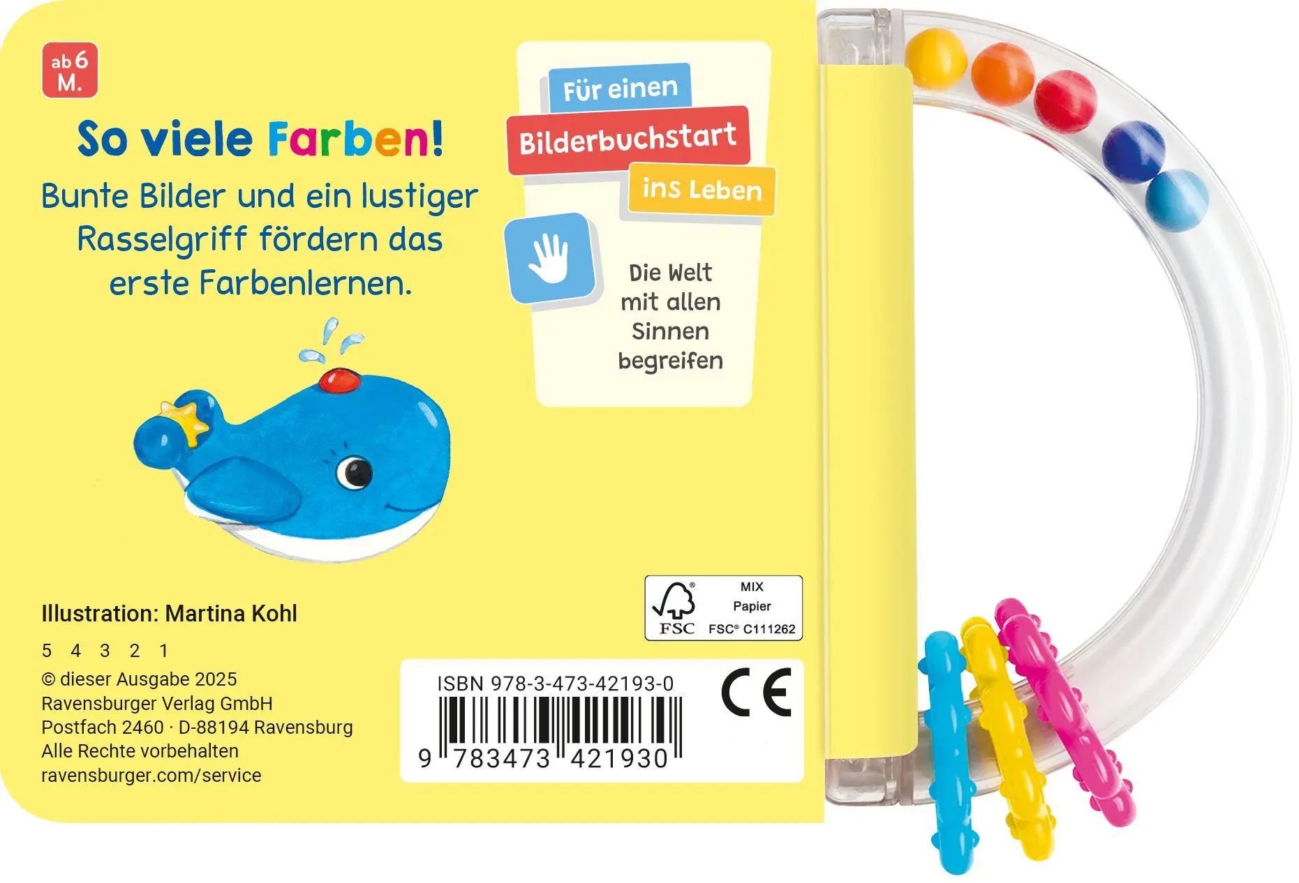 Bild: 9783473421930 | Mein buntes Rasselbuch | Martina Kohl | Buch | 14 S. | Deutsch | 2026